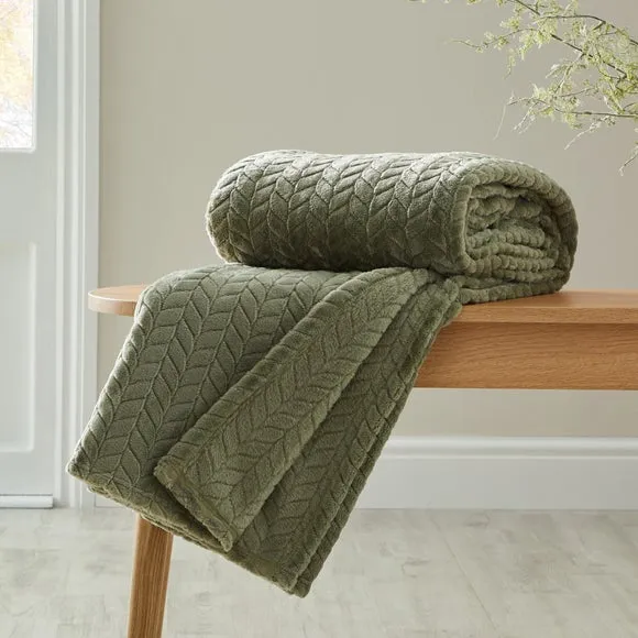 Amelia Recycled Throw Blanket, 200cm x 200cm 1