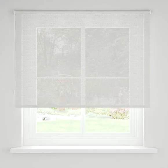 Semi Sheer Dotty Stripe Daylight Roller Blind 4