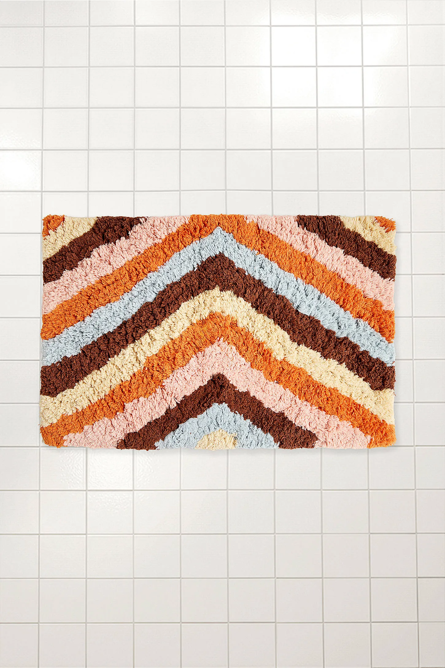 Retro Stripe Chevron Bath Mat - Retro Stripe ALL
