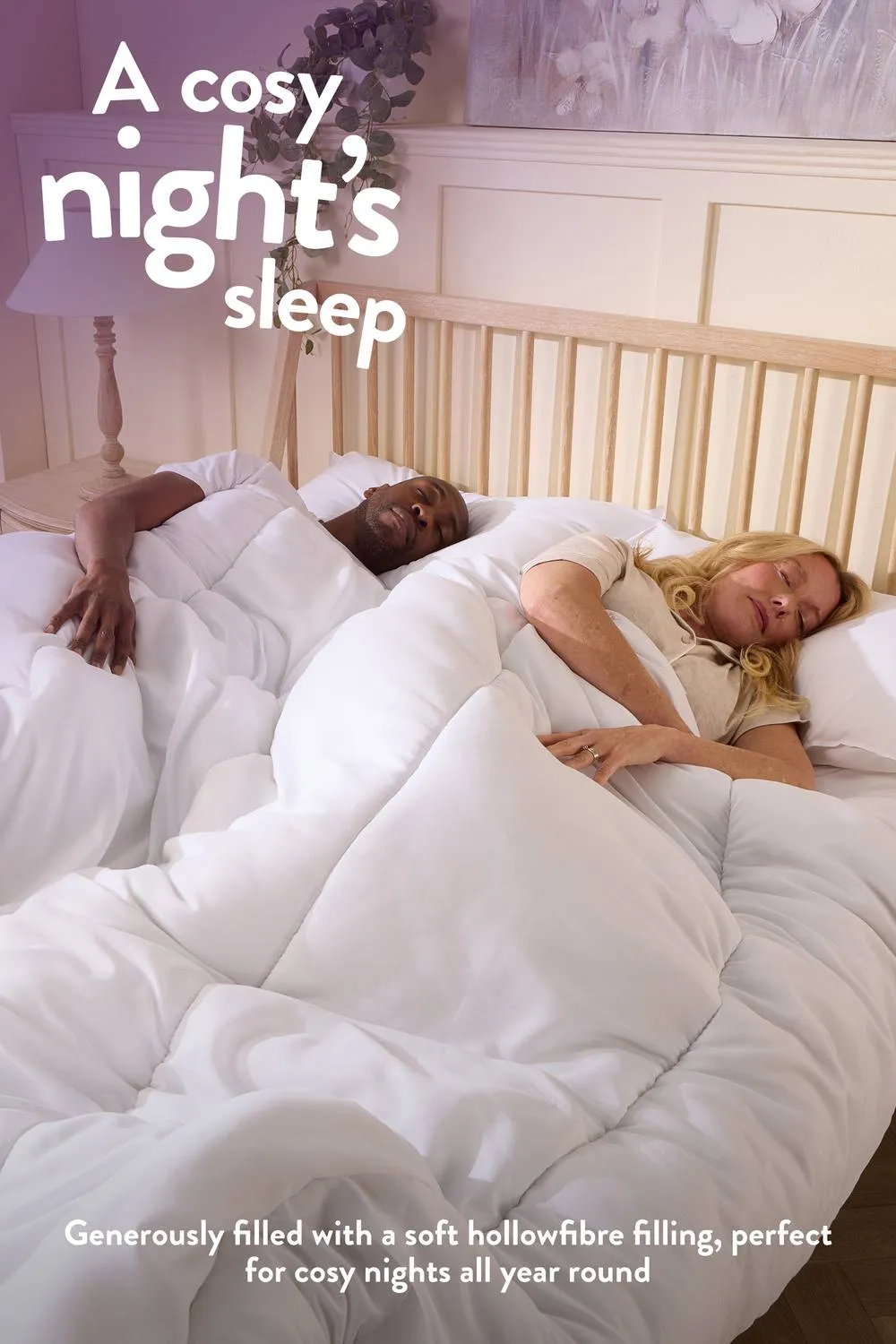 Slumberdown 3 in 1 All Seasons Combi 13.5 Tog (4.5+9.0 tog) Duvet in White 2