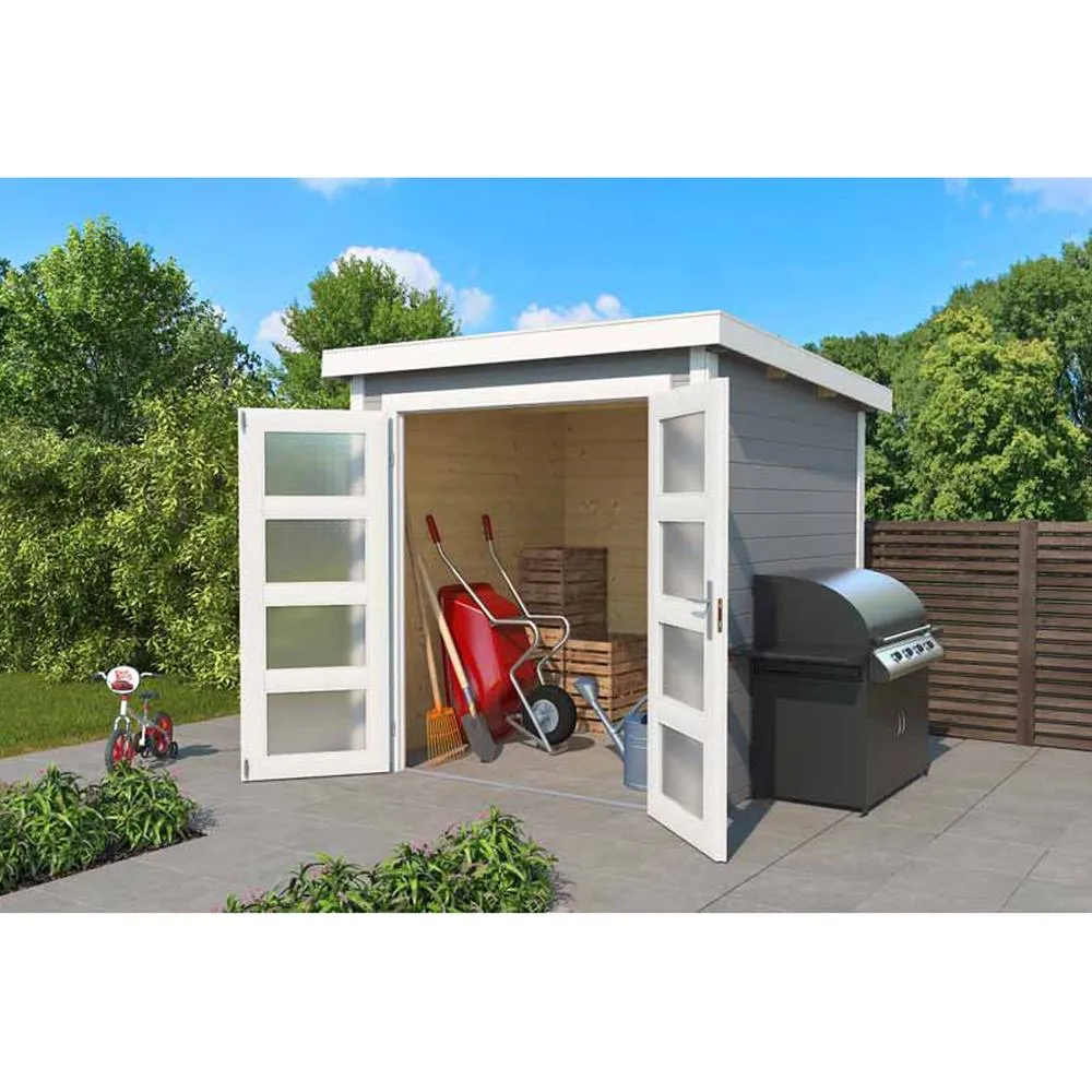Lasita Maja Ltd Zambezi 1-Log Cabin, Garden Room, Home Office - L220xW224.6xH210.9 cm in Brown 5