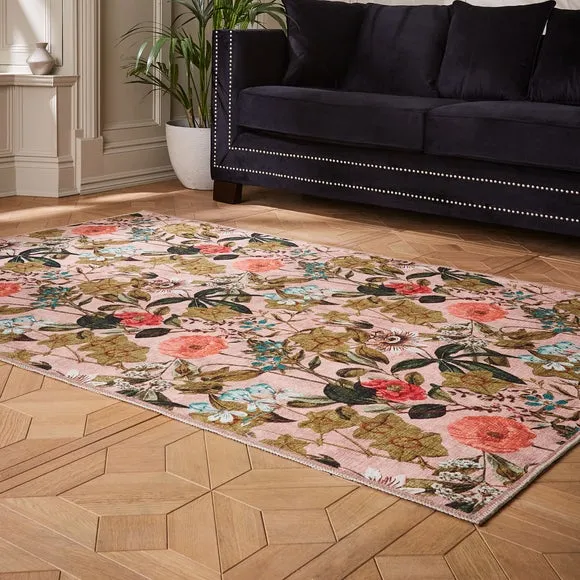 Clarke and Clarke Passiflora Washable Rug 1