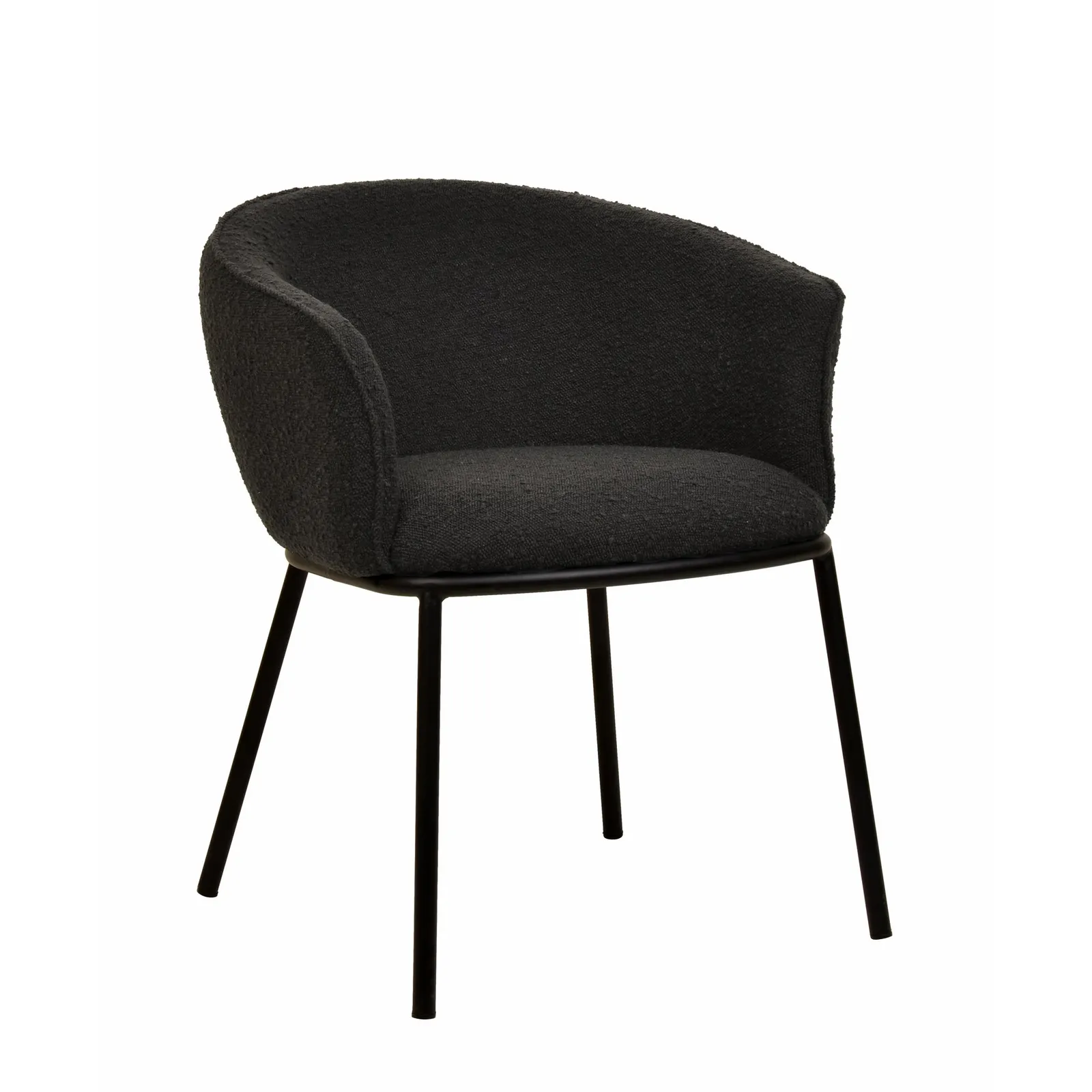 Ciara Chair Boucle Black