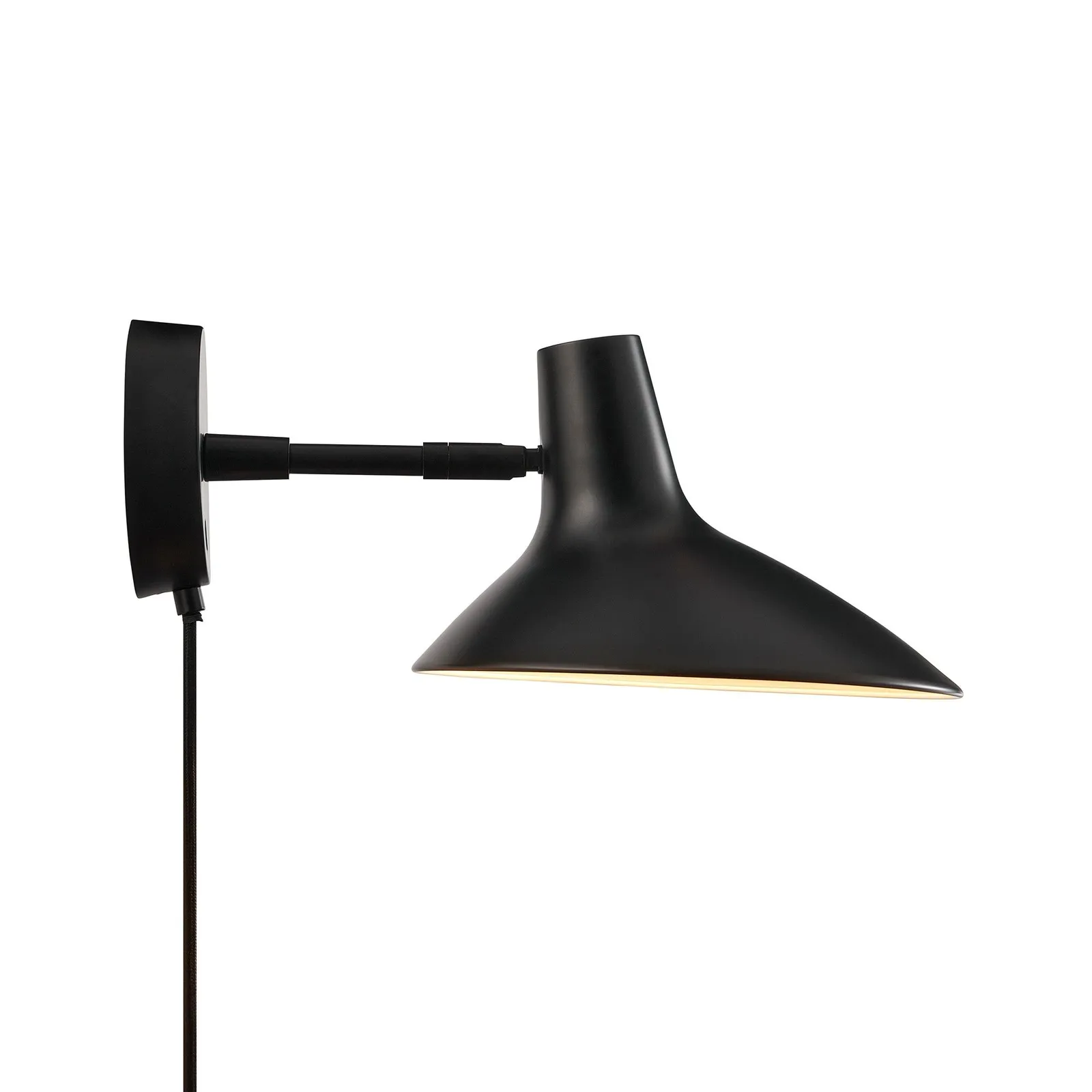 Nordlux Darci Wall Light Black Metal Kitchen E14 Switch Plug In/Mains 2