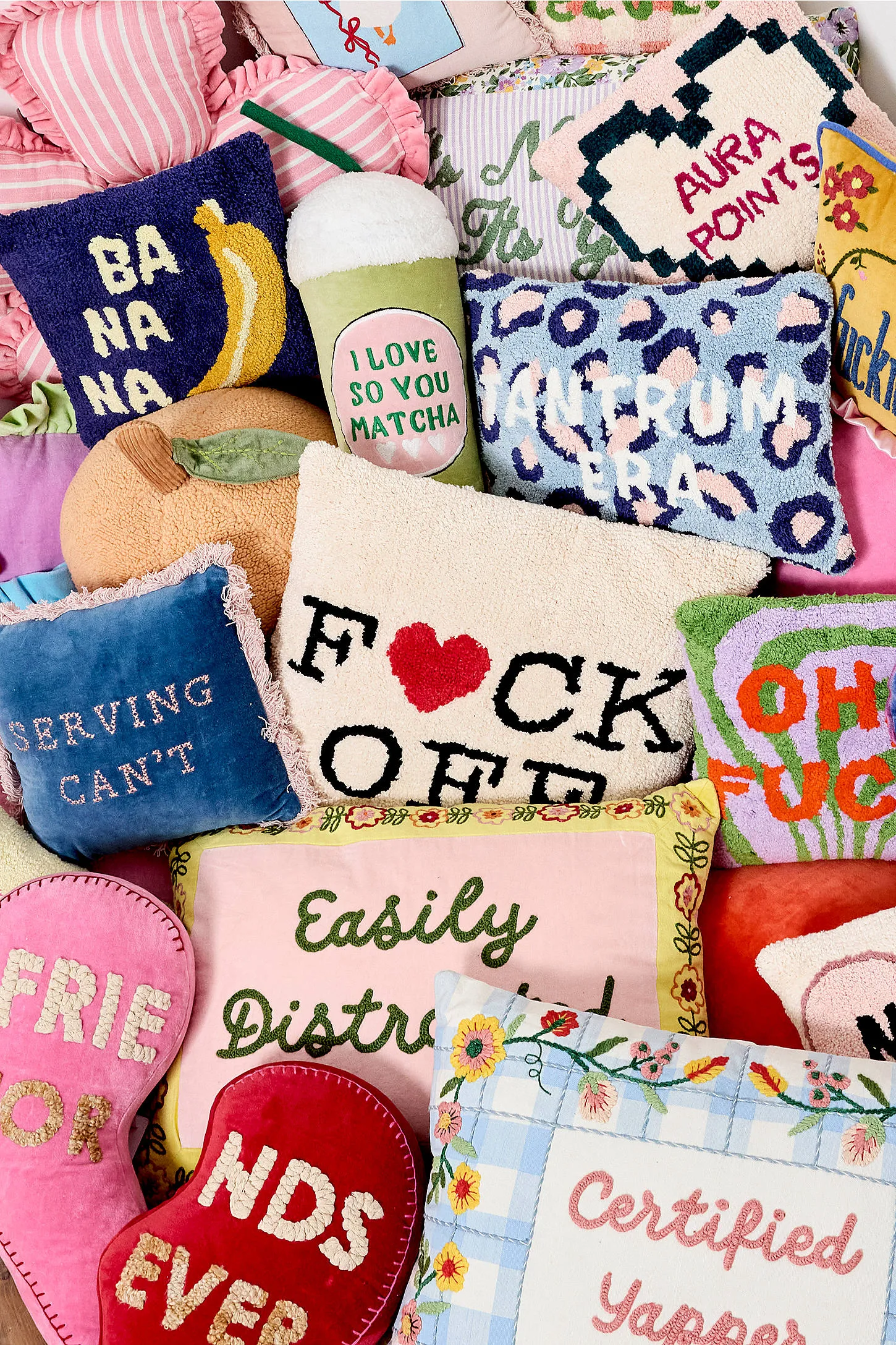 Oh F*ck Mini Tufted Cushion 3