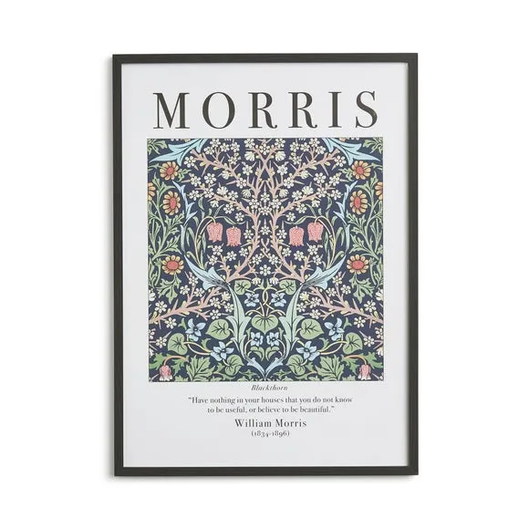 Blackthorn by William Morris Framed Print 3