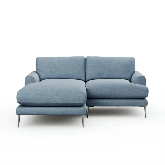 Lawson Chunky Tonal Weave Corner Chaise Sofa 6