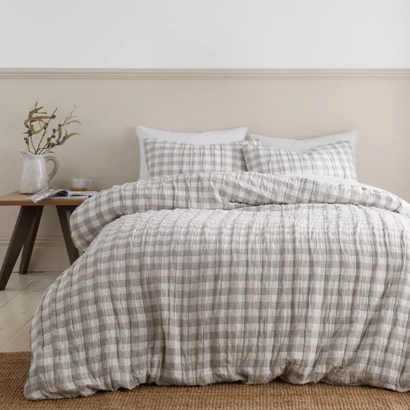 Marlow Gingham Duvet Cover & Pillowcase Set