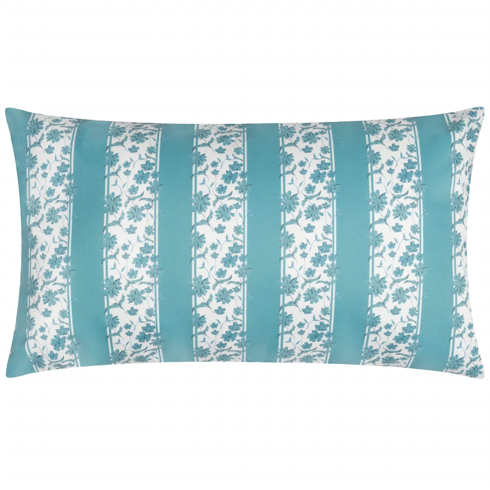 Wylder Chelsea Printed Outdoor Cushion in Bright Blue 2