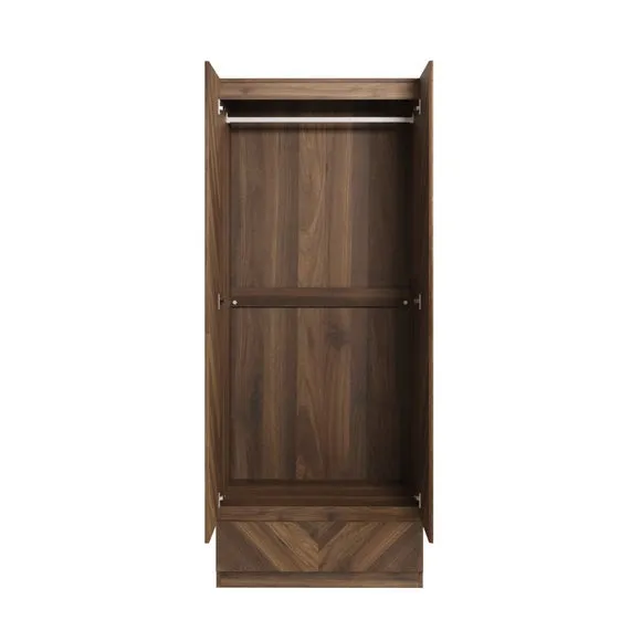 Taranto Double 1 Drawer Wardrobe 3