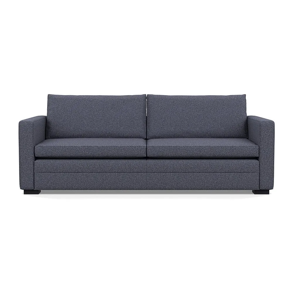 Heal's Palermo 4 Seater Sofa Loop Boucle Navy Black Feet 1