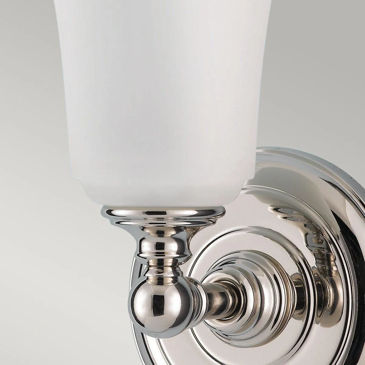 Netlighting Huguenot Lake 1 Light Bathroom Over Mirror Wall Light Polished Chrome IP44 G9 in Grey 5