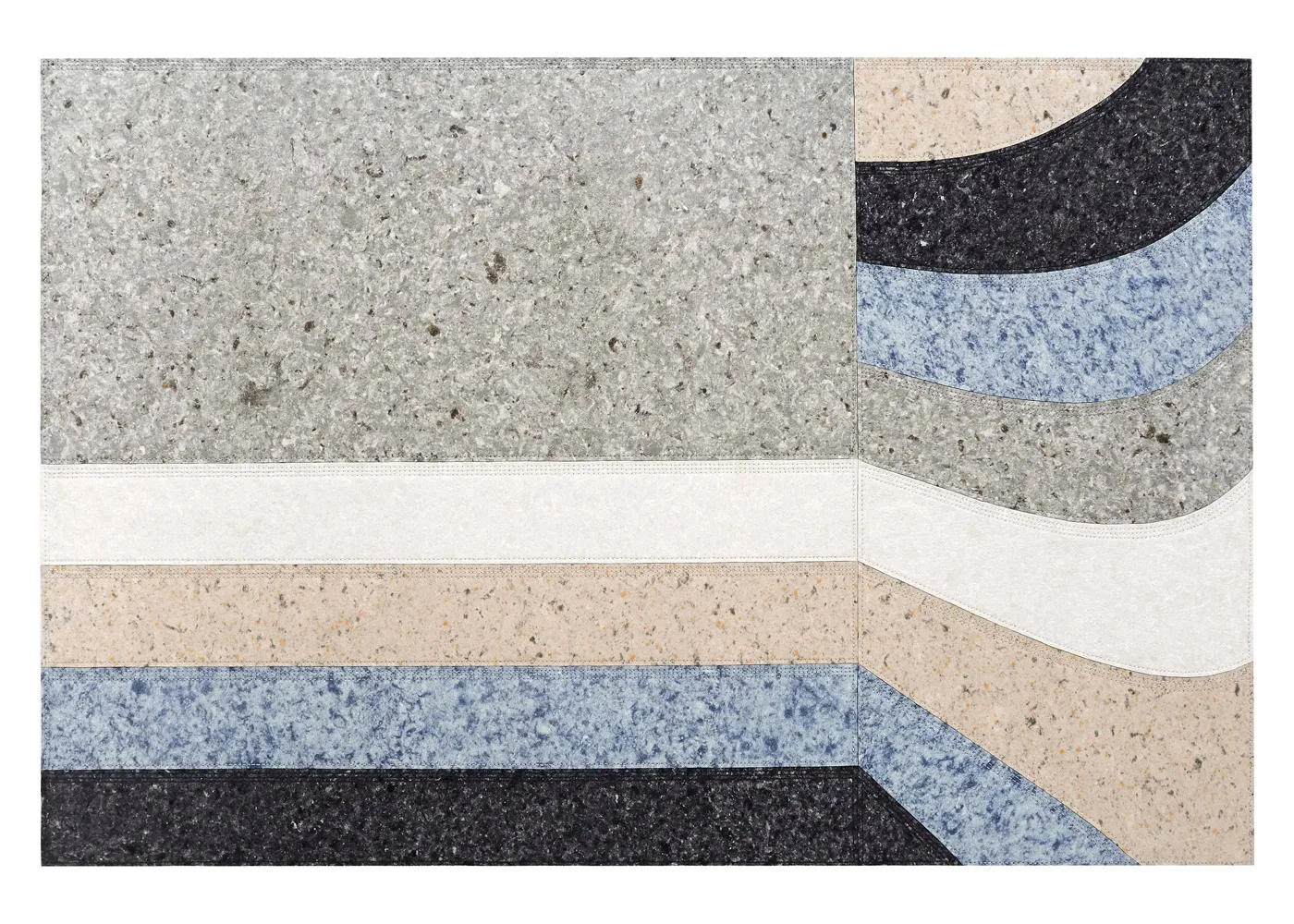 Gandia Blasco Nuances Rug Curve Volcano 200 x 300cm
