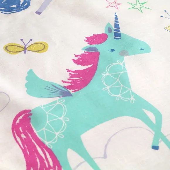 Rainbow Unicorn Multicoloured Duvet Cover & Pillowcase Set 3