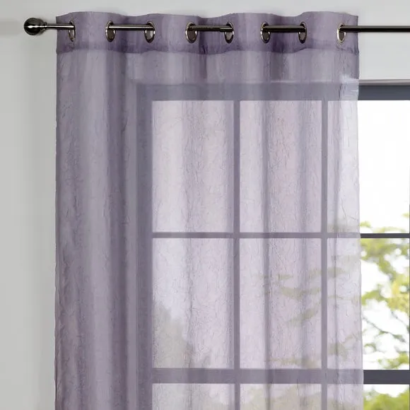 Crushed Eyelet Single Voile Panel 1