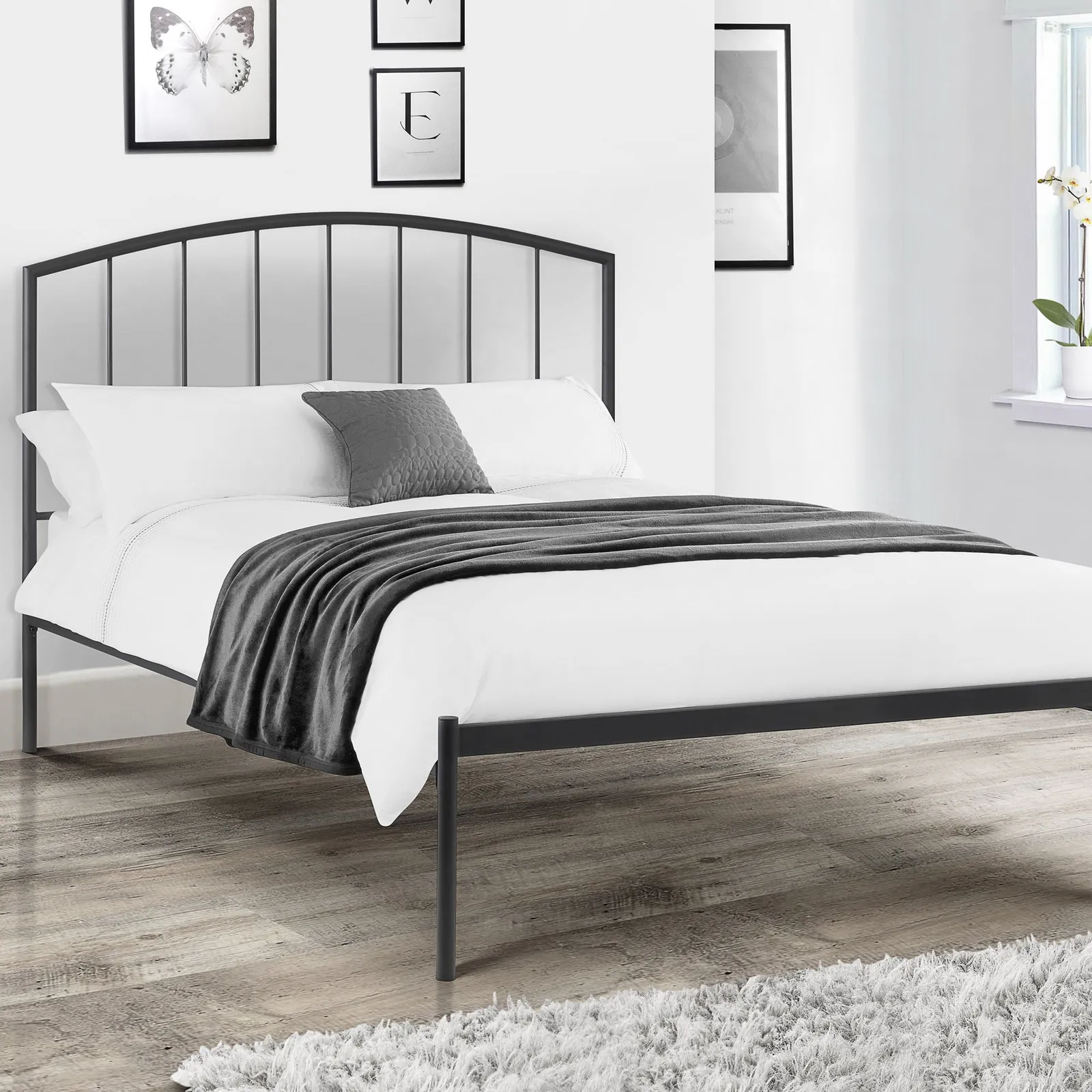 Onyx Metal Bed Frame Black