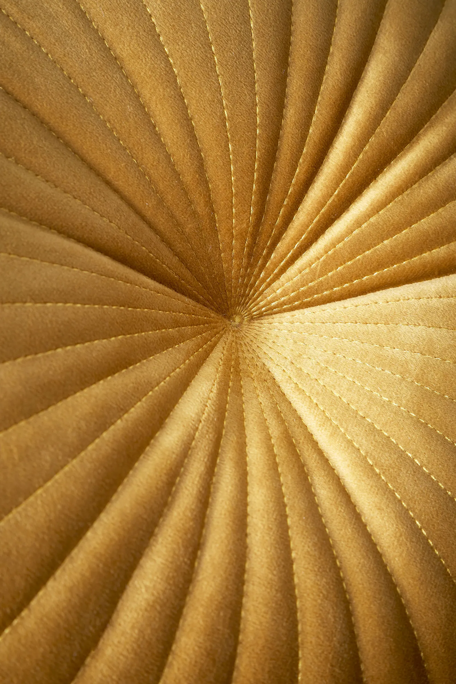 Catherine Lansfield 'Round' Cushion in Mustard 2