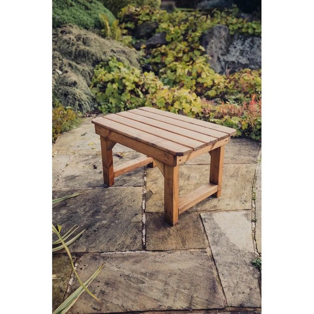 Churnet Valley Garden Furniture Ltd Valley Garden Coffee Table - Timber - Partially Assembled in Brown