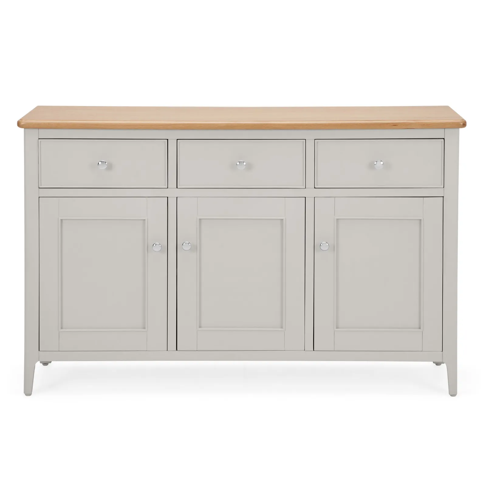 Freya Large Sideboard Grey and Brown