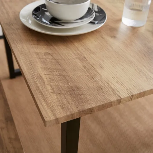 Sampson 4 Seater Dining Bench Set 2
