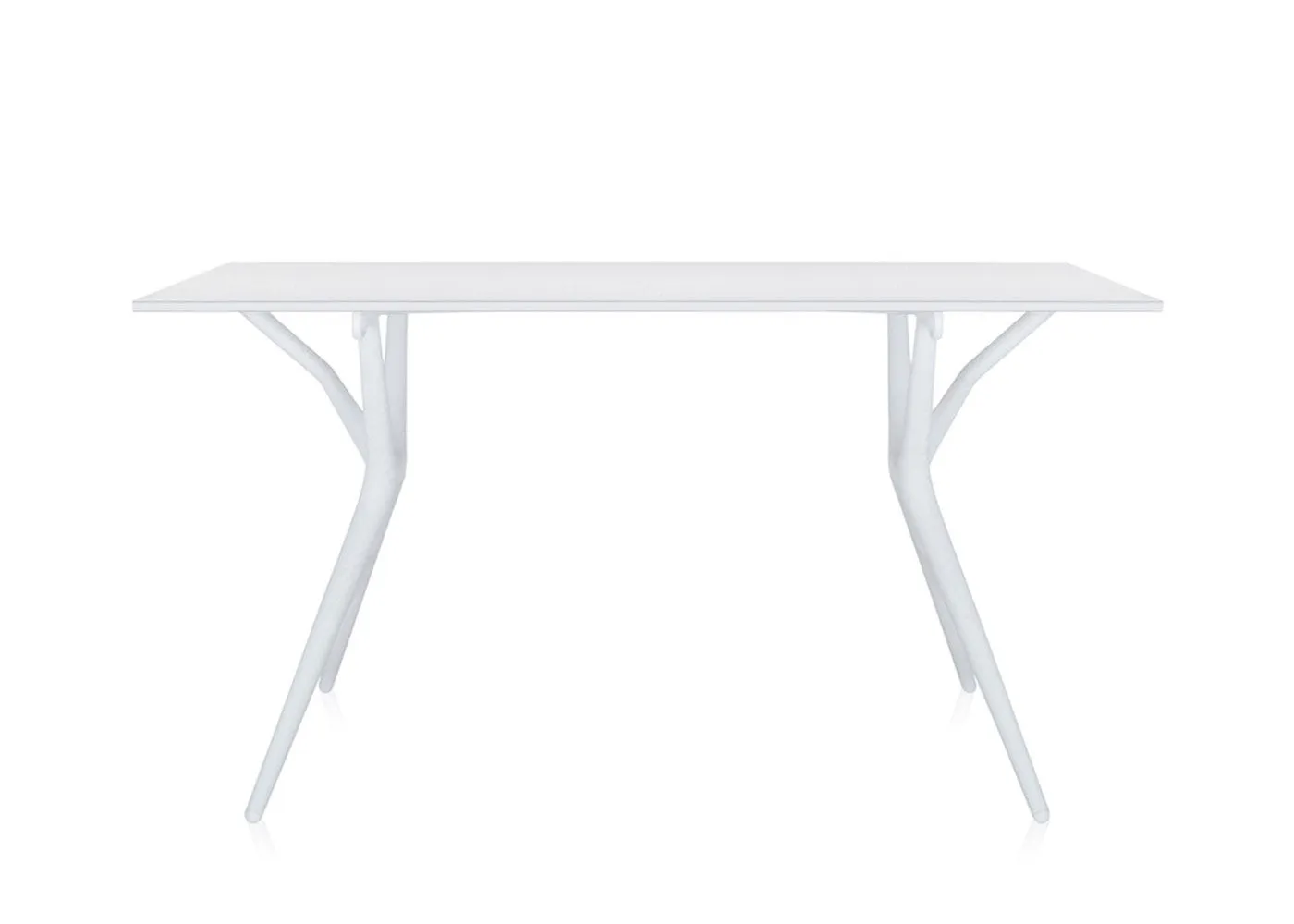 Kartell Small Spoon Desk White Top/White Legs 2