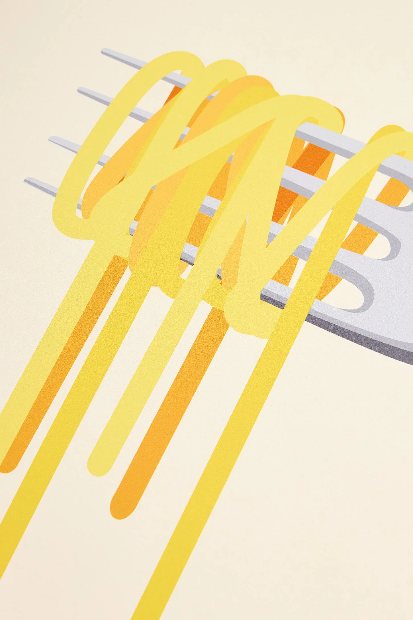 Spaghetti 30x40cm Wall Art Print A3 2