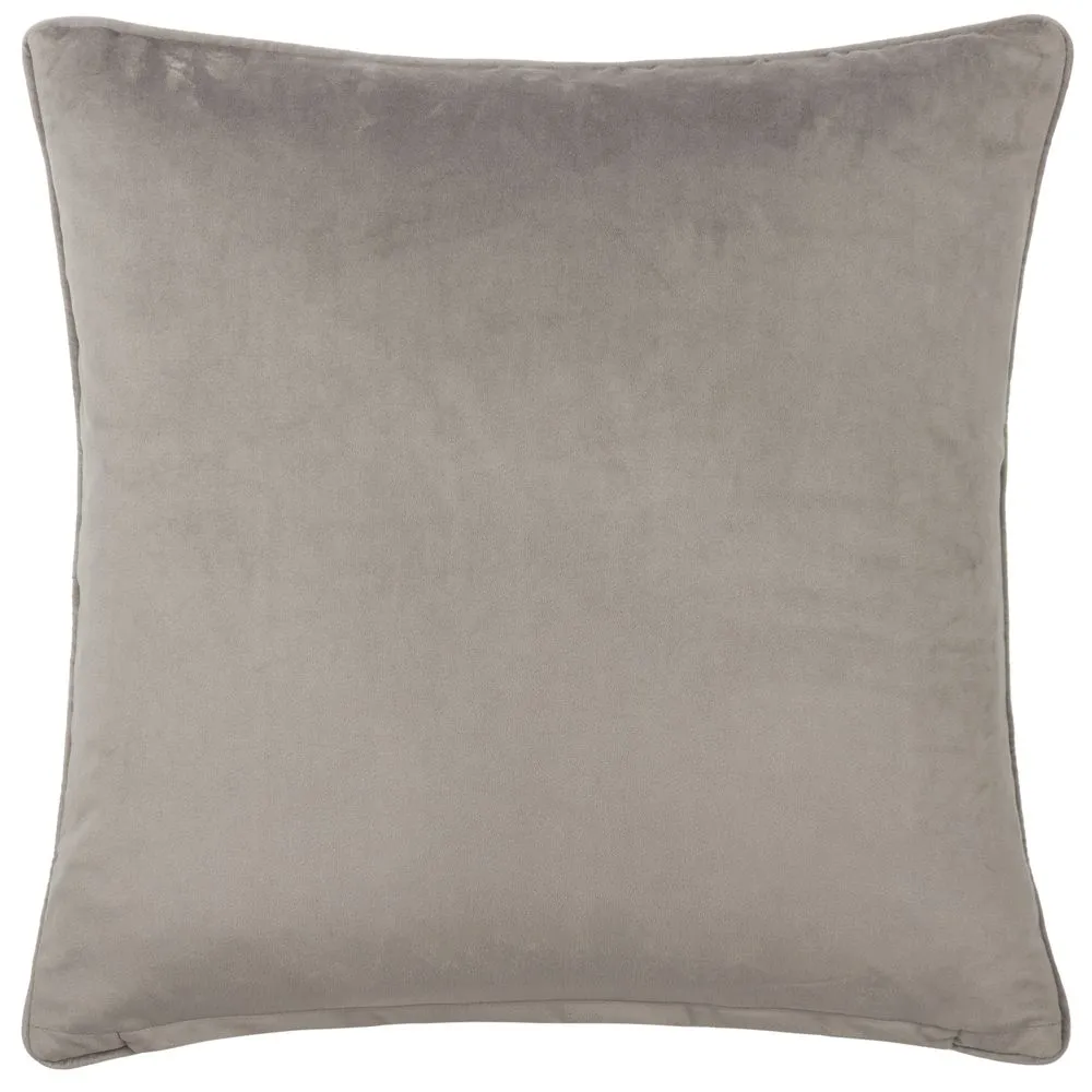 Paoletti Stratus Chenille Jacquard Cushion in Taupe 2