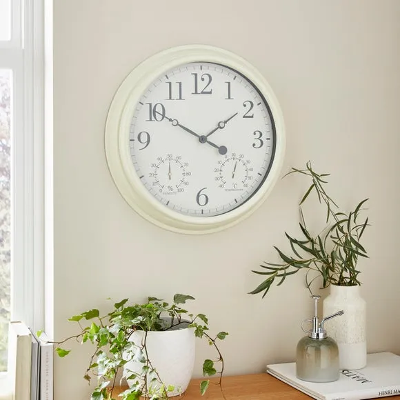 Barometer Indoor Outdoor Wall Clock 2