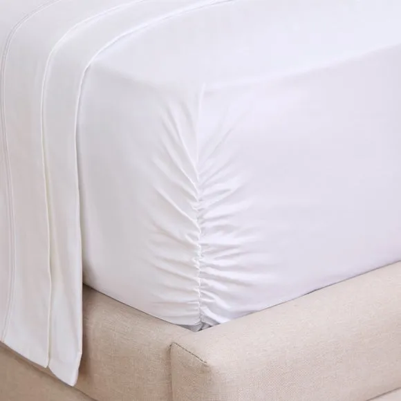 Dorma 800 Thread Count 100% Cotton Sateen Fitted Sheet 1