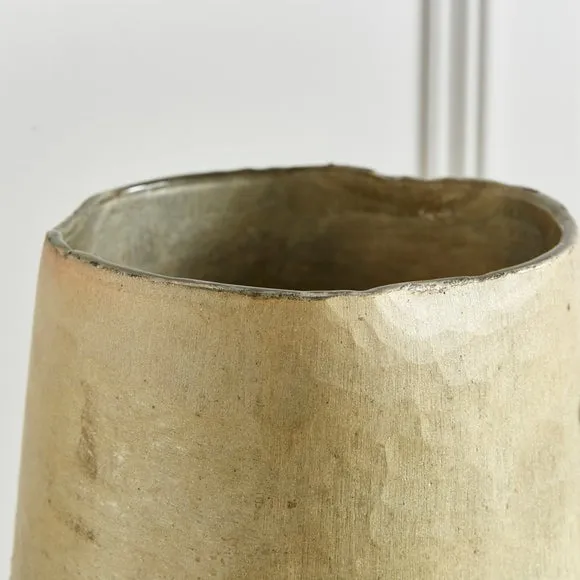 Recycled Glass Gold Foil Vase 2