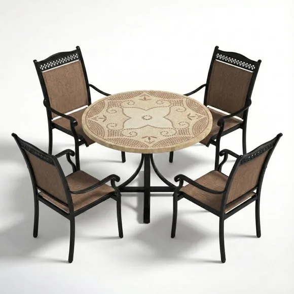 Philadelphia Dining Table with 4 Montrose Chairs 2
