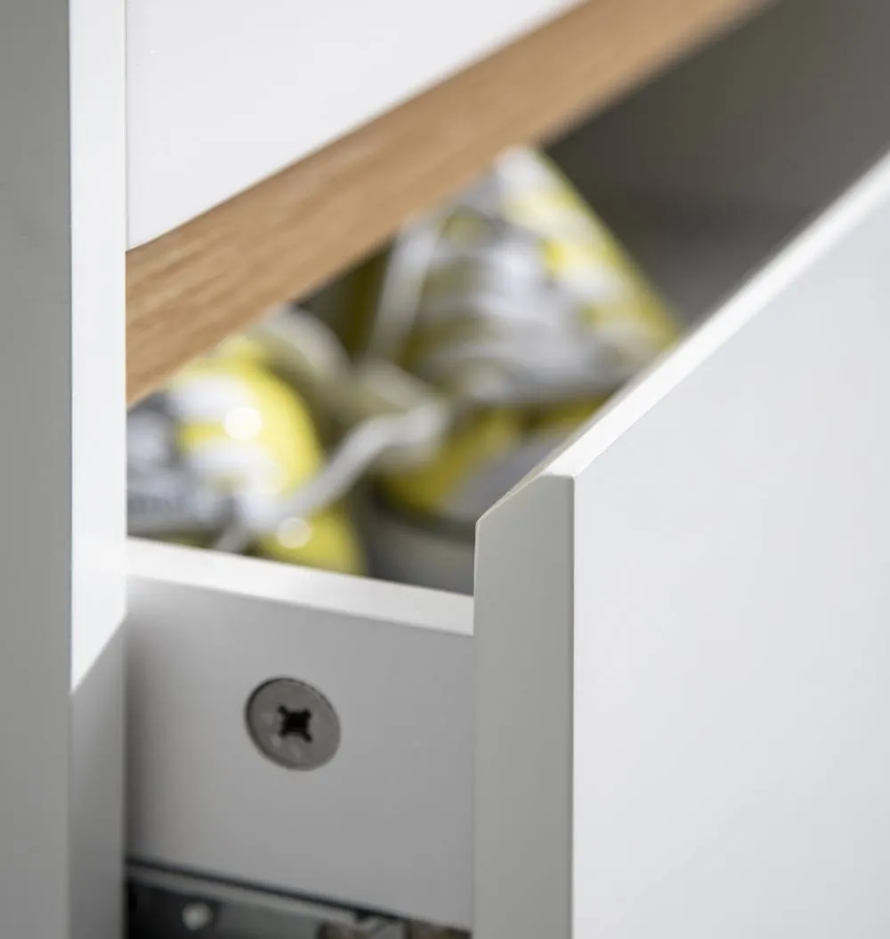 Nöa and Nani Otto Chest of Drawers Tall 3 Drawer in White 4