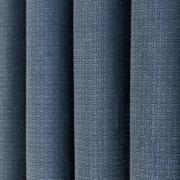 Alayna Chenille Eyelet Curtains (Blackout Available) 3