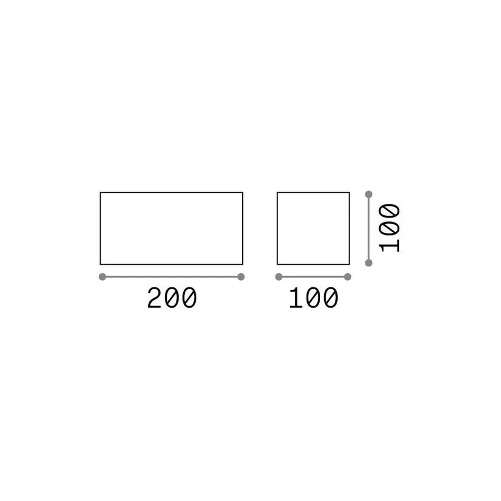 Netlighting Atom 20cm Outdoor Up Down Wall Lamp Grey 4x LED 2250lm 3000K IP54 2