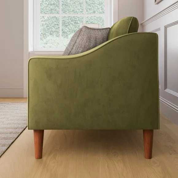 Hugo Velvet 3 Seater Sofa 2