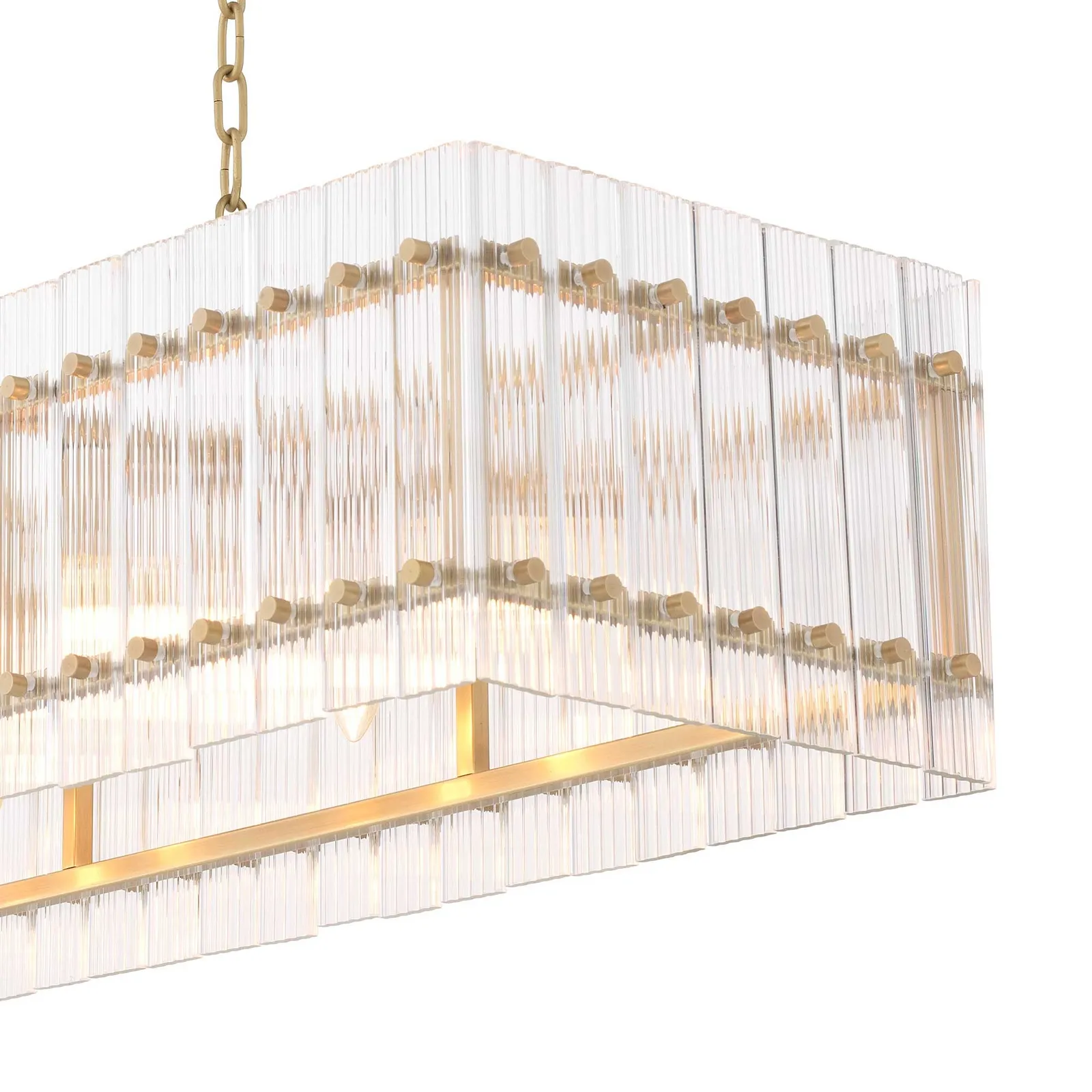 Eichholtz Ruby Rectangular Chandelier Metal | Barker & Stonehouse 3