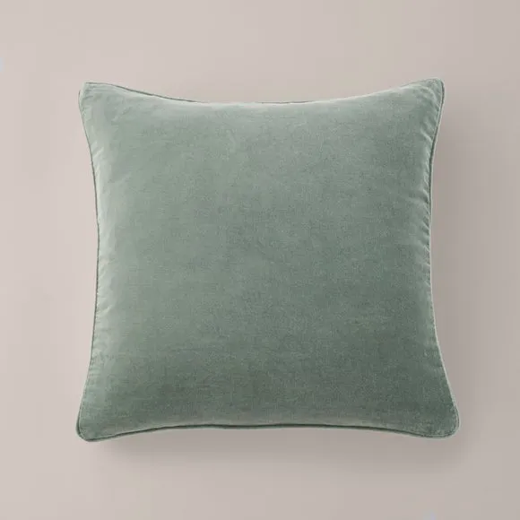 Clara Cotton Velvet Square Cushion 2