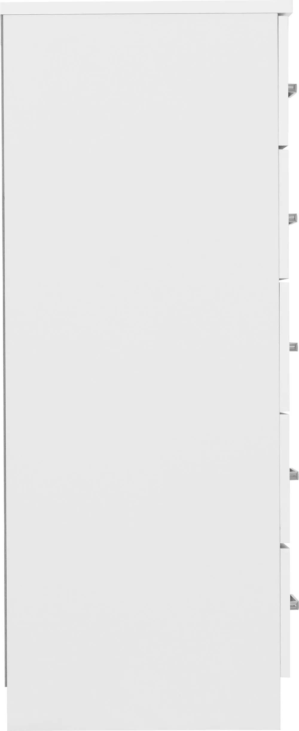 Seconique Dakotia 5 Drawer Narrow Chest in White 5