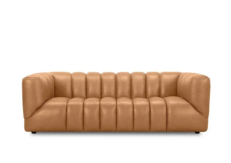 Henna 2.5 Seater Leather Sofa - Sofas and Armchairs