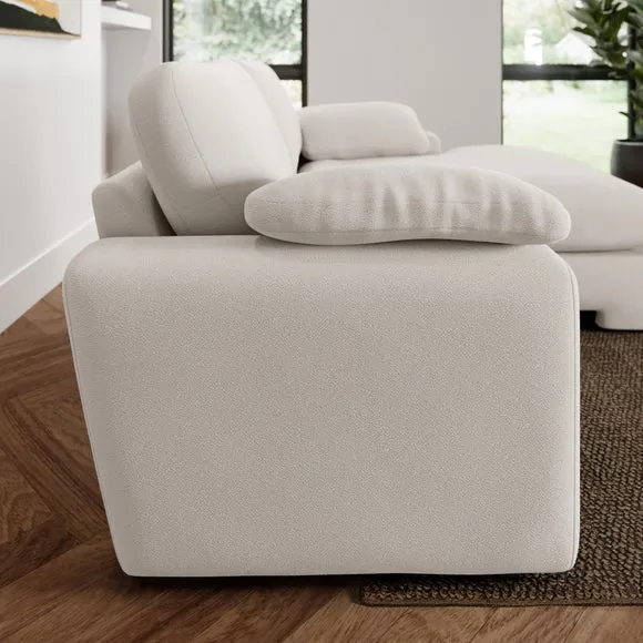 Magnus Cosy Weave Corner Chaise Sofa 2