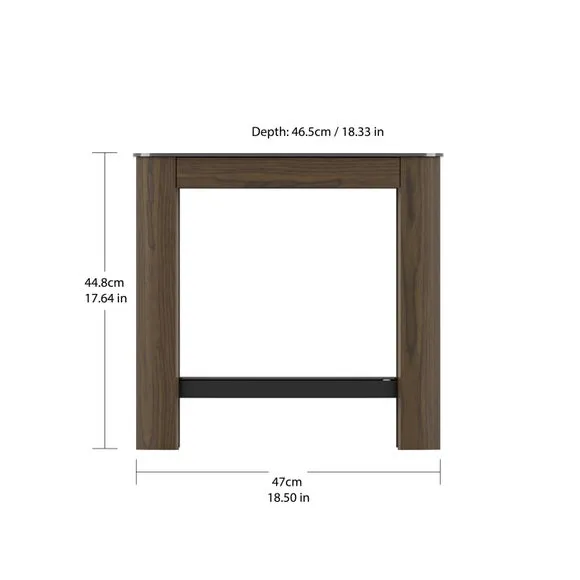 Return - Affinity Real Curved Side Table, Wood 4