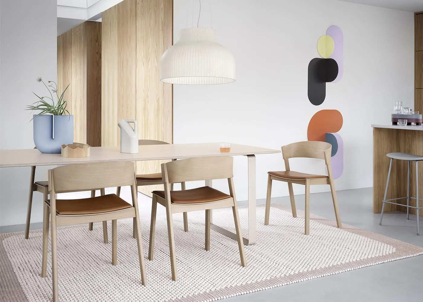 Muuto Cover Side Chair Dark Beige 3