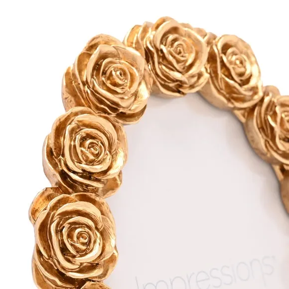 Impressions Rose Resin Oval Photo Frame 3