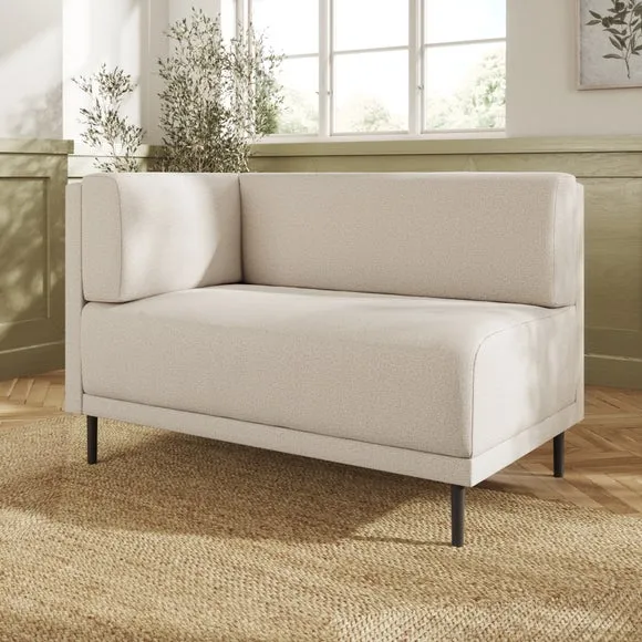 Mae Corner Dining Bench, Textured Weave 3