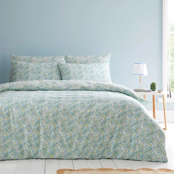 Harriet Meadow Polycotton Duvet Cover & Pillowcase Set 1