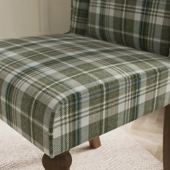 Charnwood Set of 2 Checked Dining Chairs 3