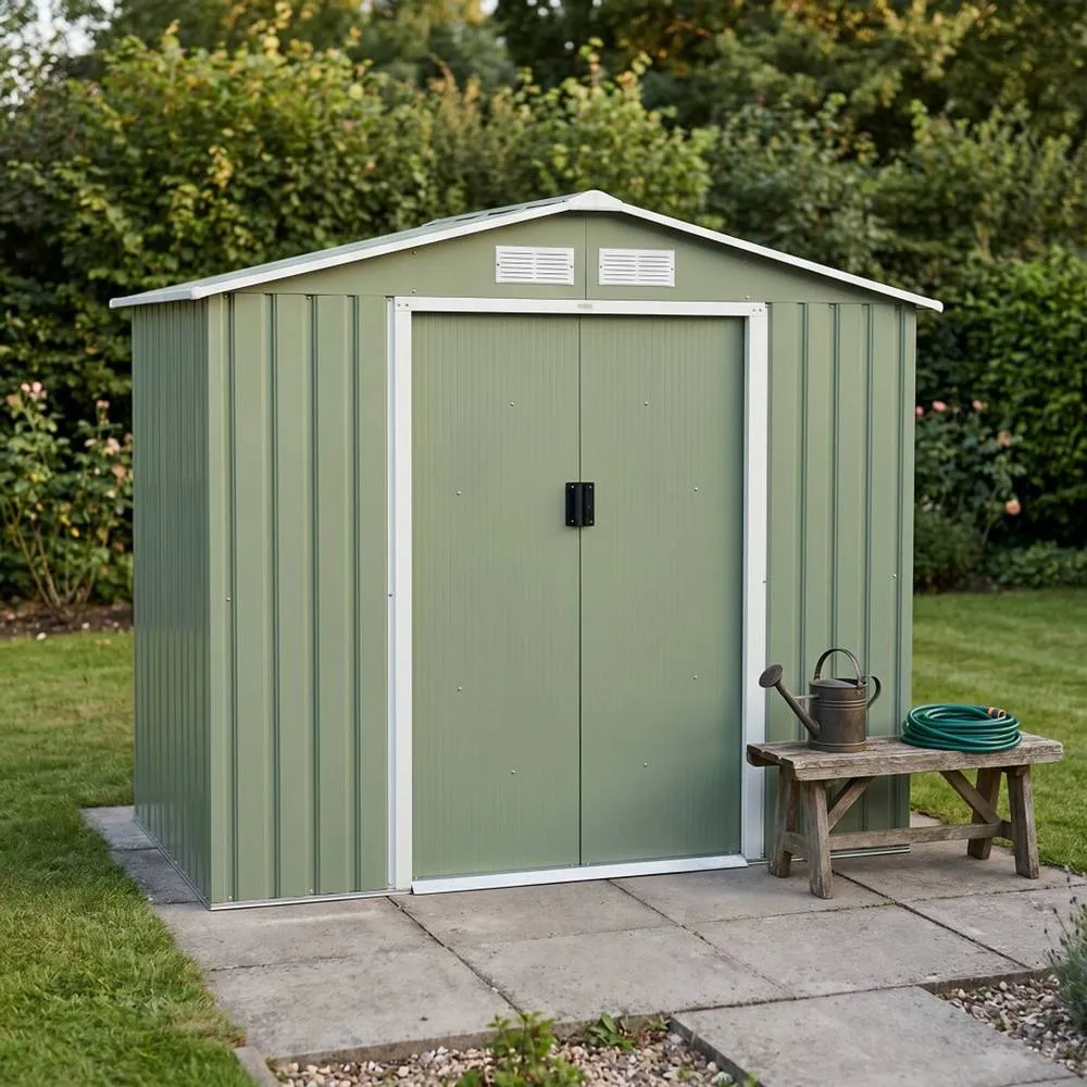 sweeek Garden shelter 2.71m² with anchor kit in Light Green