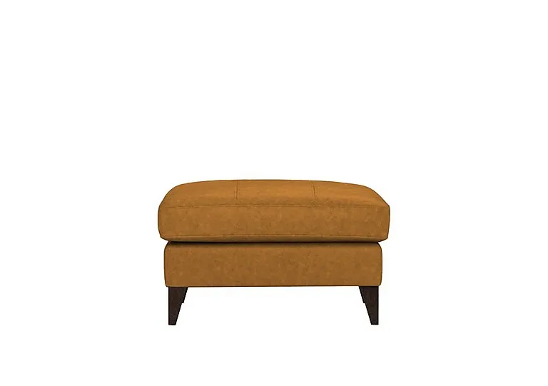 Romilly Leather Footstool