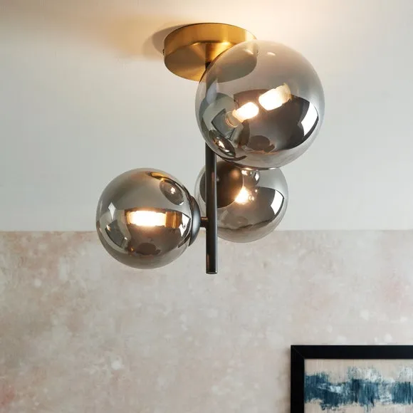 Ophir 3 Light Semi Flush Ceiling Light
