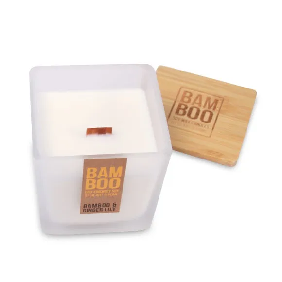 Heart and Home Bamboo & Ginger Lily Jar Candle 3